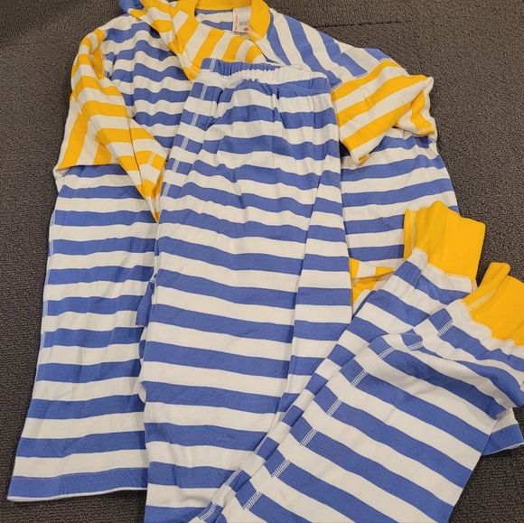 Hanna Andersson Other - HANNA ANDERSSON Adult Blue Striped 2PC Pajama Set sz XS